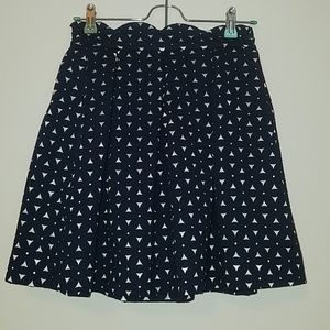 Navy skirt